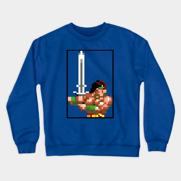 Retro Barbarian Crewneck Sweatshirt by BlargCo